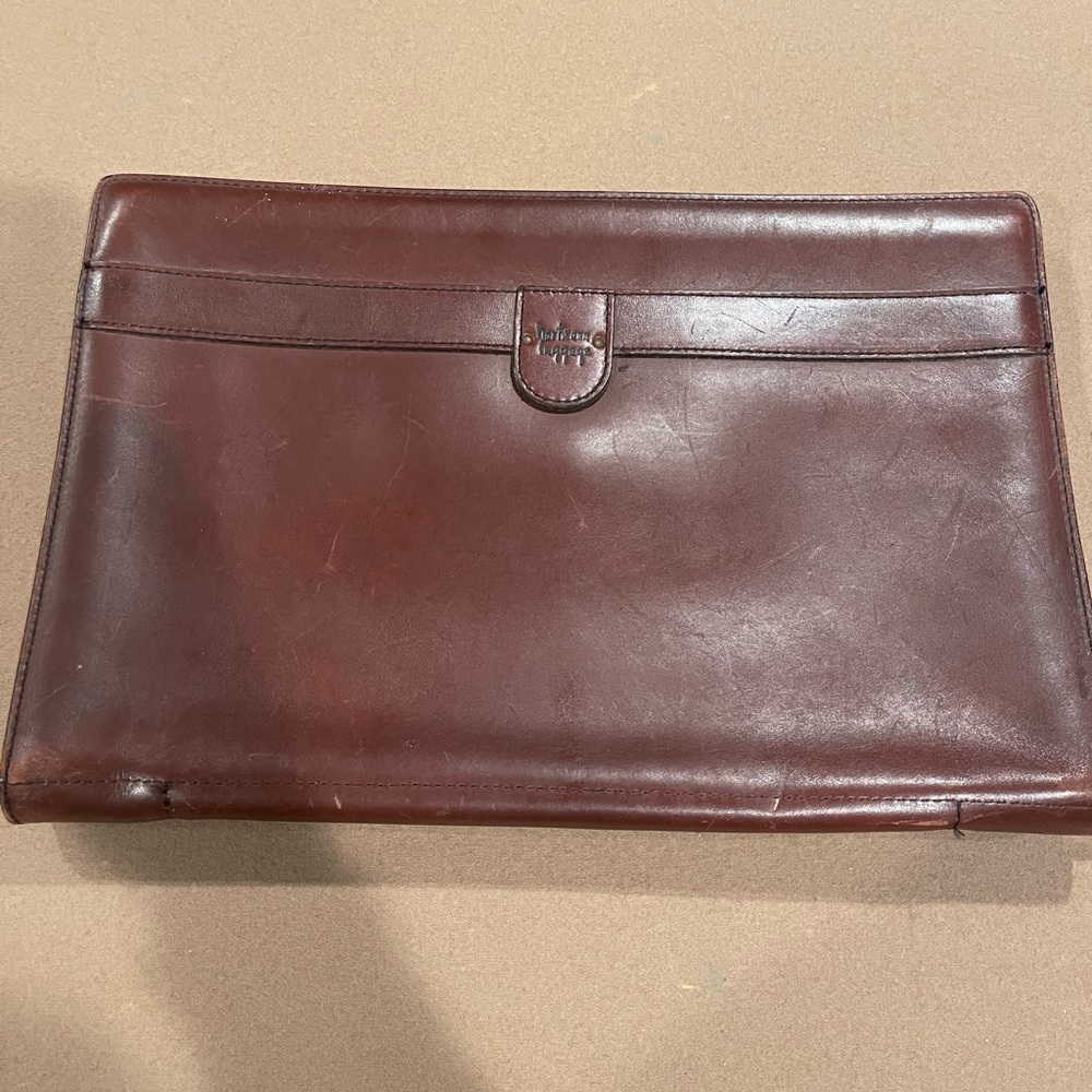Leather portfolio